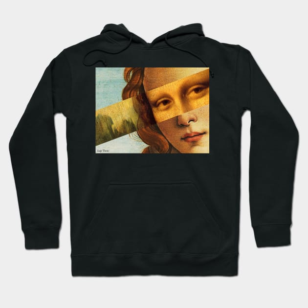 Venus by Sandro Botticelli and Mona Lisa by Leonardo da Vinci Hoodie by luigi-tarini